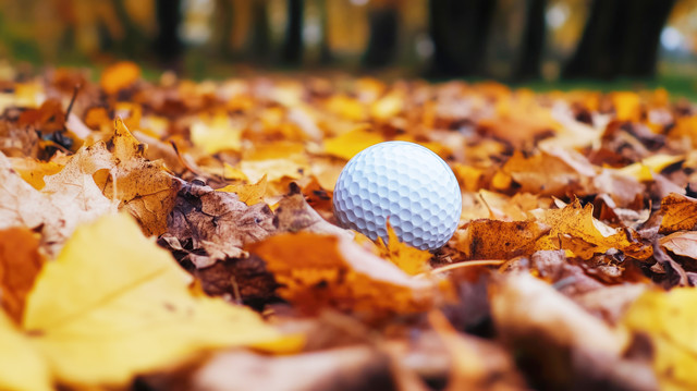 Golf im Herbst