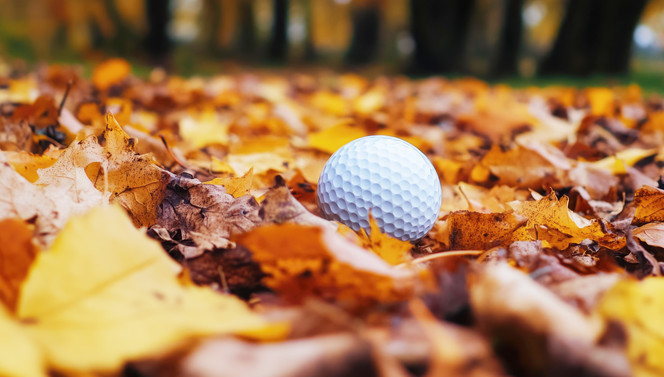 Golf im Herbst